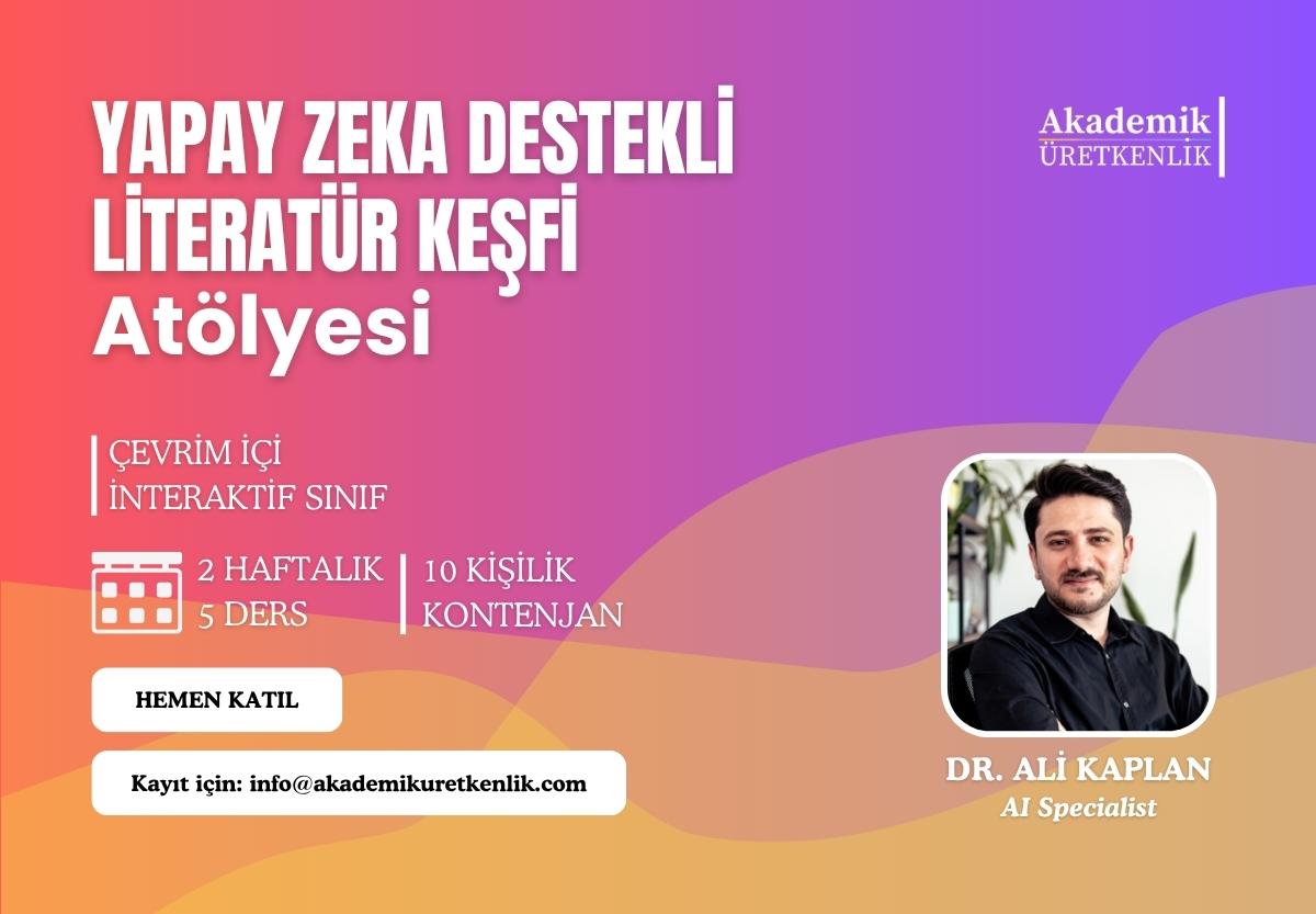 Yapay Zeka Destekli Literatür Keşfi Atölyesi kapağı